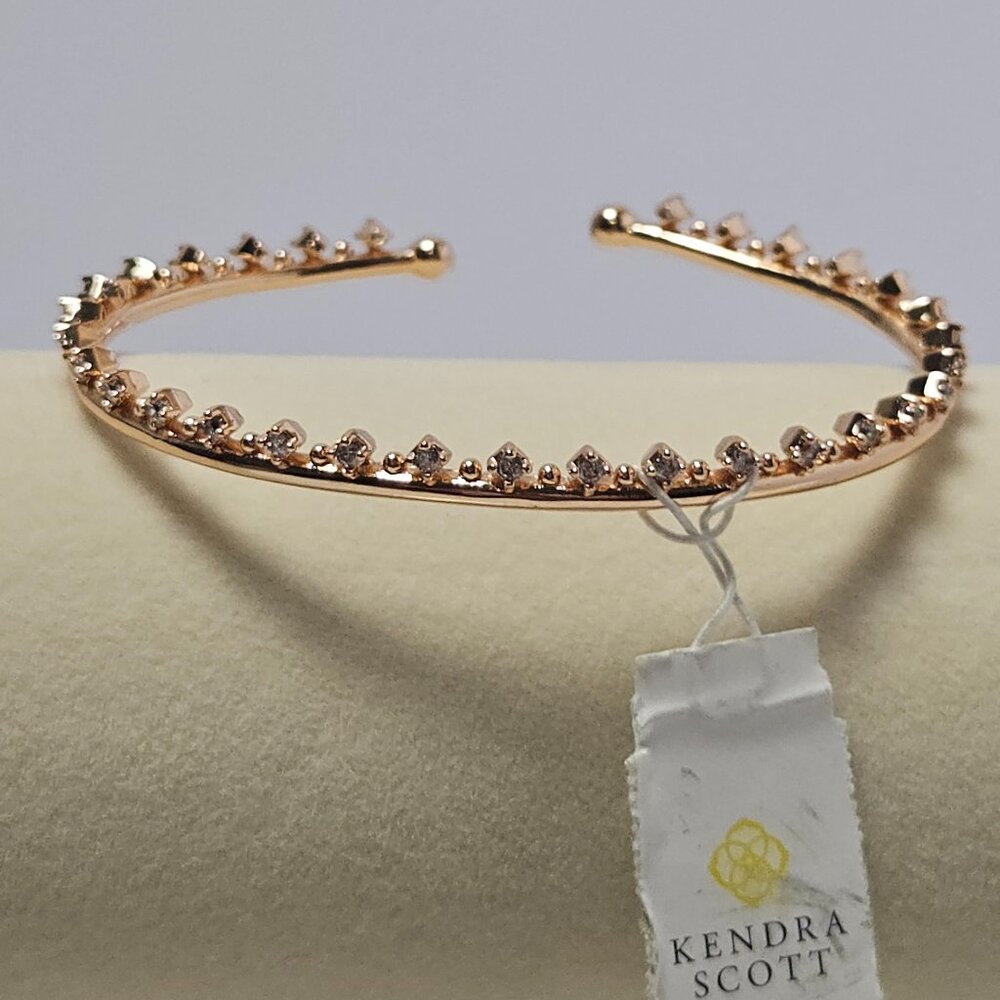 Kendra Scott Codi Cuff Pinch Bracelet Rose Gold Tone